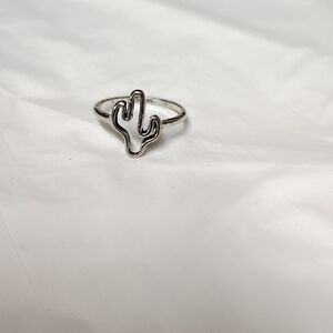 Silver Cactus Ring